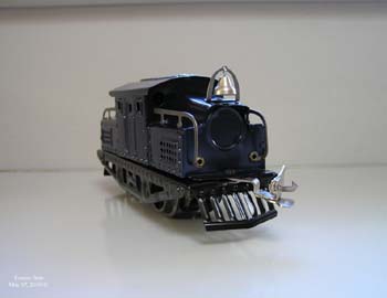 A fun little locomotive in blue metalic